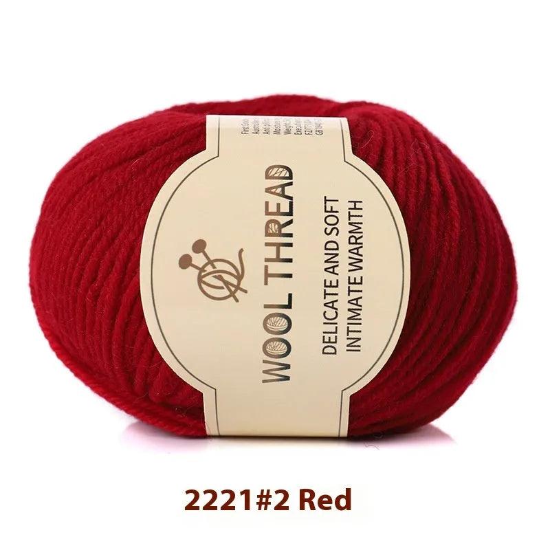 Hand-woven scarf sweater thread roll in domestic wool yarn for baby knitting projects with 10-needle compatibility
