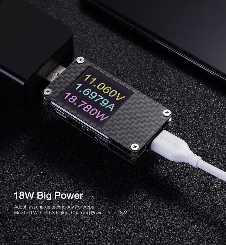 White one-metre USB-C to Lightning charging cable for iPhone on a plain background
