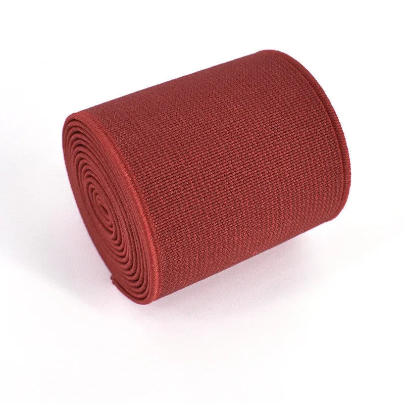 5cm wide fashion colour elastic band in ten colours including black, brown and royal blue