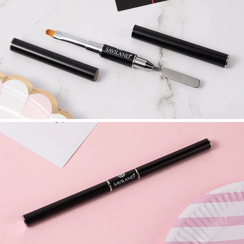 Dual Head UV Gel Nail Art Brush Set for flawless nail designs