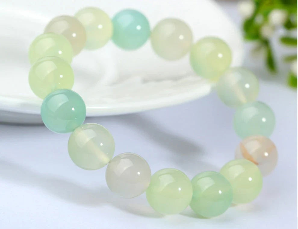 Handcrafted black lava beaded bracelet with seven chakra stones for healing and balance