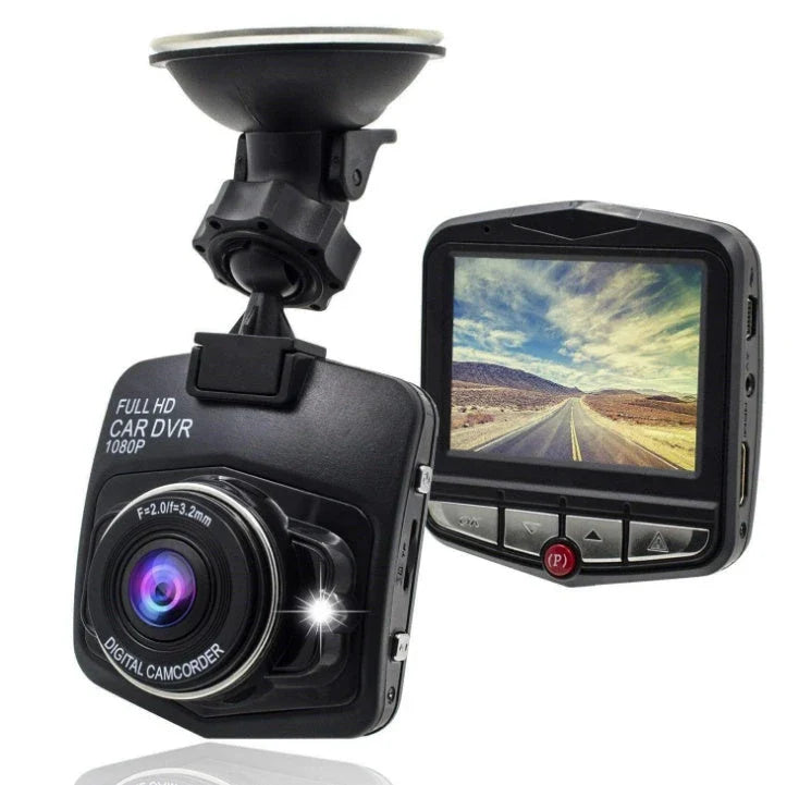 High-Definition Mini Dash Cam with Night Vision - Full HD 1080p Video, Advanced Low-Light Performance, Compact Design