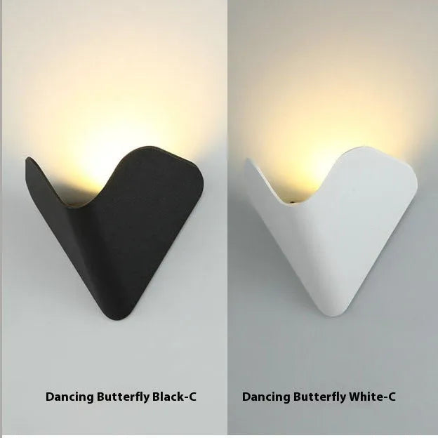 Black bird's nest design LED lamp with aluminium alloy shell for courtyard and bedroom lighting