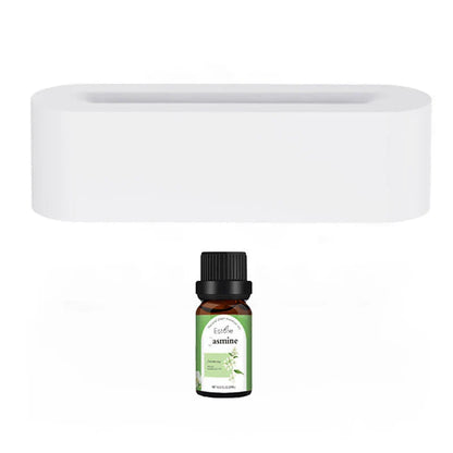 Soothing Aroma Diffuser with Flame-Like LED Lighting and Ultrasonic Humidification