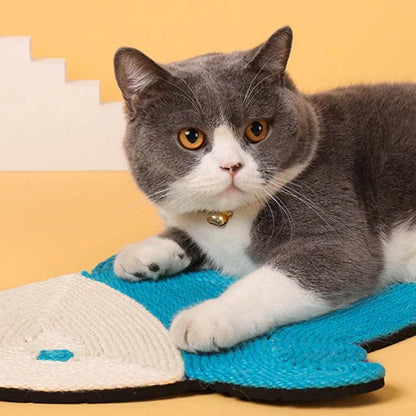 Premium cat scratching pad with durable sisal fabric and cactus-shaped design to protect furniture and satisfy your feline's natural scratching needs