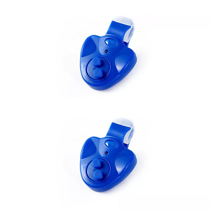 Night fishing intelligent bite alarm with LED warning light for enhanced visibility