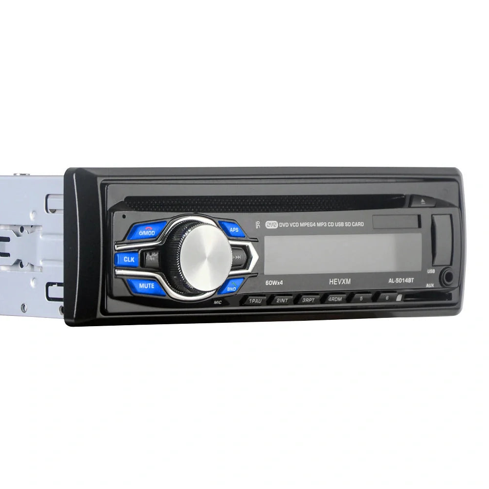 Car Bluetooth CD Player with Multifunction DVD Playback in Black