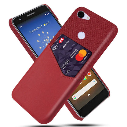 Leather mobile phone case for Google Pixel in five colours showing waterproof drop-resistant design
