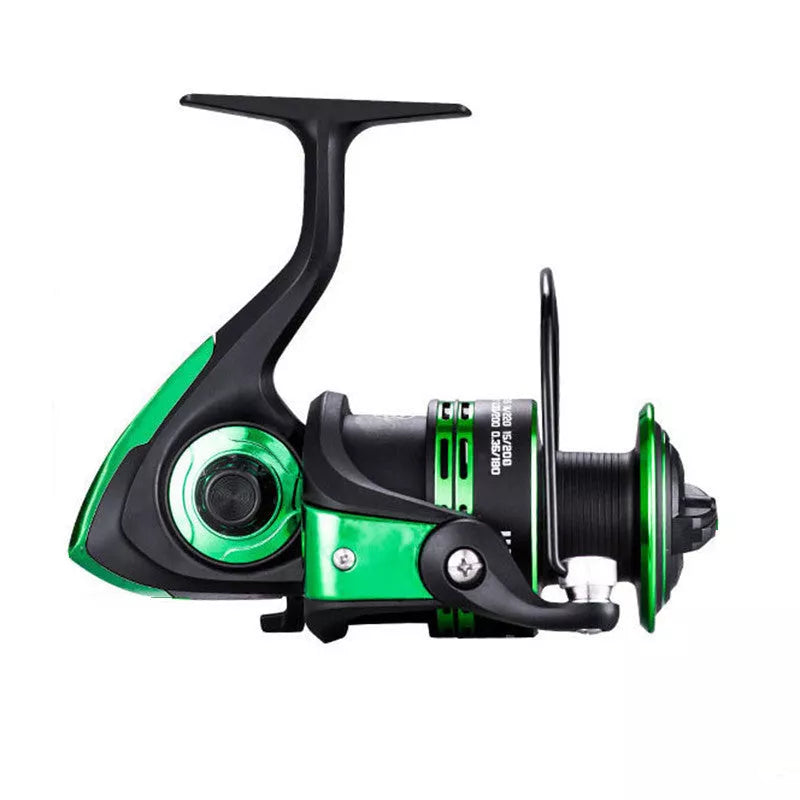 Hunting King Metal Reel with zinc alloy transmission core and metal folding handle
