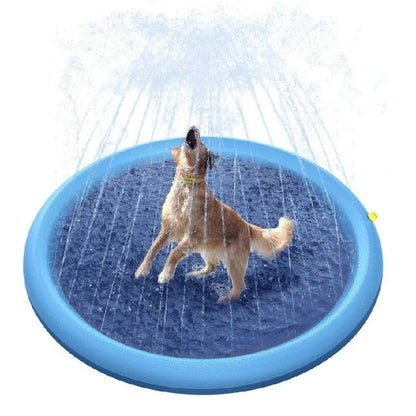 Splash Pad for Kids and Pets - Durable, Non-Slip Outdoor Water Play Mat for Refreshing Backyard Fun
