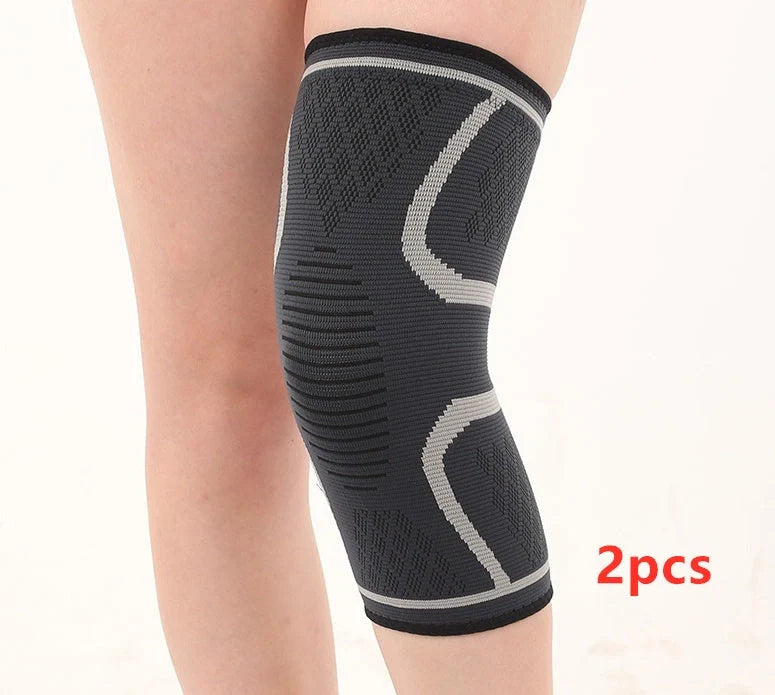 Breathable anti-slip knee support in various colors and sizes