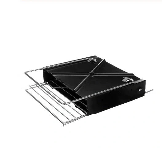 Portable stainless steel BBQ grill with foldable design for easy camping and picnic use