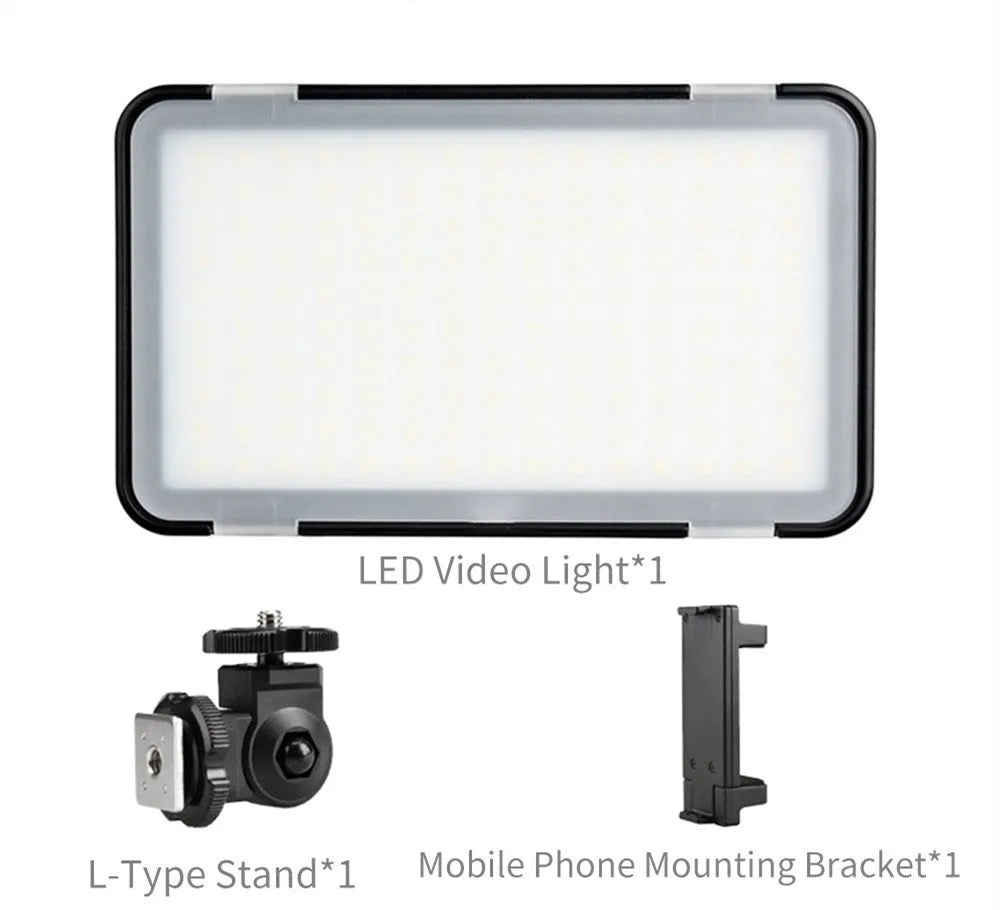 Shenniu M150 ultra-thin LED video light for mobile phones with 150 LED beads