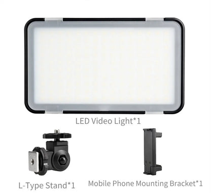 Shenniu M150 ultra-thin LED video light for mobile phones with 150 LED beads