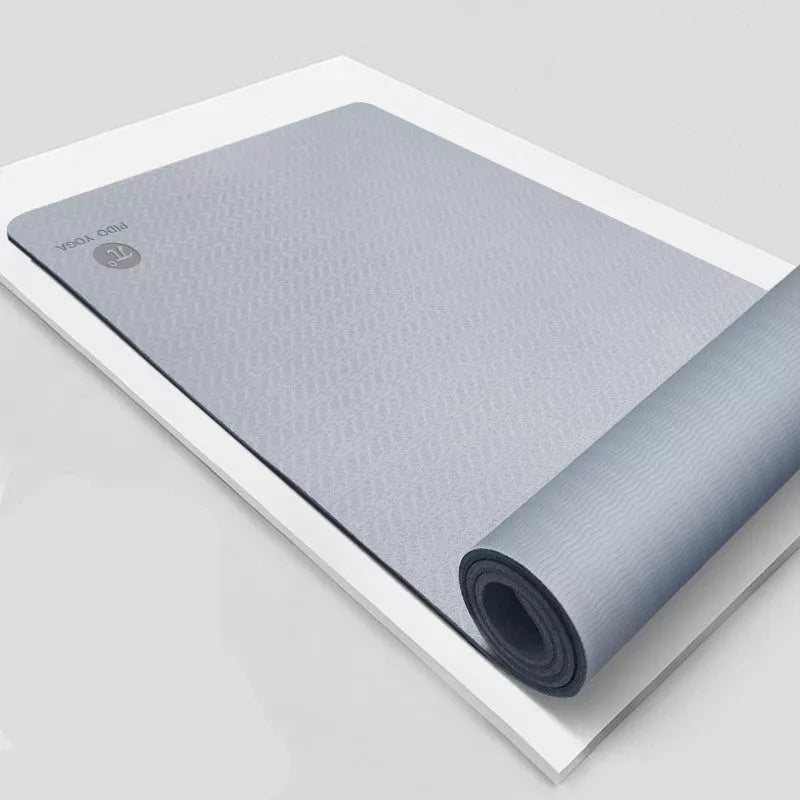 Pido TPE yoga mat in selected color, perfect for beginners with non-slip surface