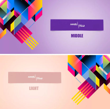 High-elasticity resistance band set for yoga and fitness in ArmyGreen and Khaki