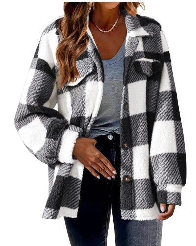 Soft Lamb Fleece Jacket available in multiple colors for men and women