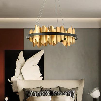 Italian minimalist iron pendant lamp with organic glass shade in black finish, adjustable height mechanism