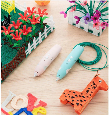 A versatile 3D printing pen with adjustable temperature, eco-friendly materials, and vibrant color options for unleashing your creativity.