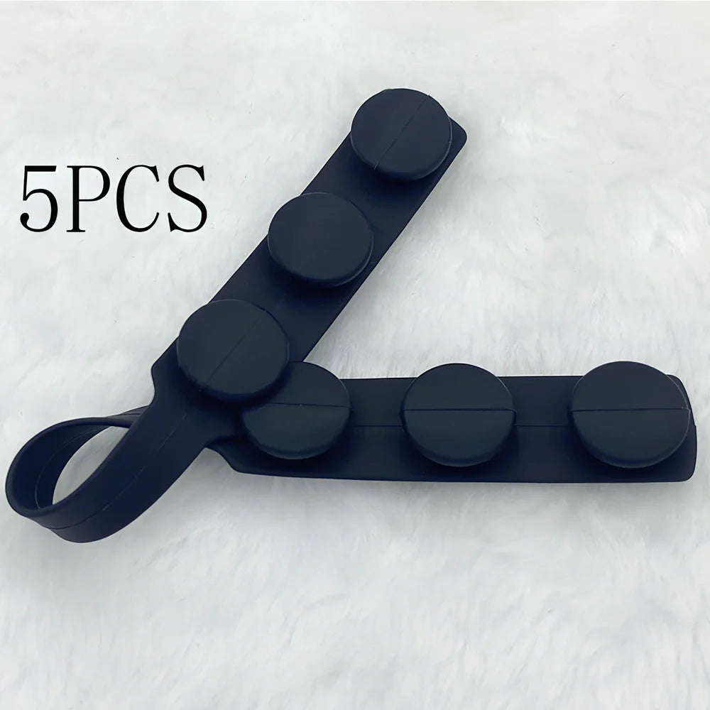Silicone mask extension strap showing 1.5cm width and colour options including transparent