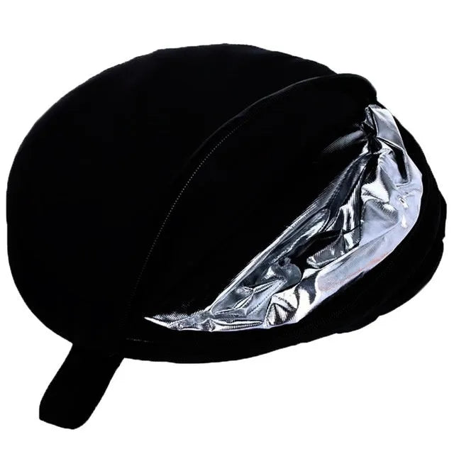 Collapsible 5-in-1 photography light reflector with gold, silver, white, black, and translucent surfaces