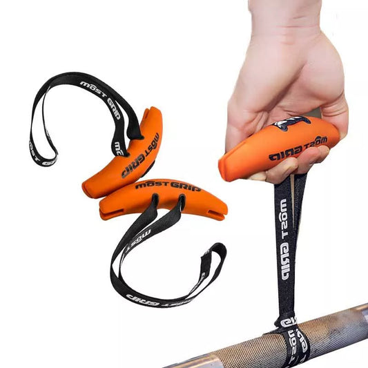 Nylon resistance band handles with 1-meter elastic rope for gym training