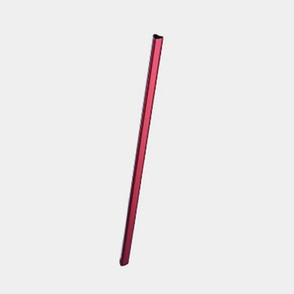 Premium heart-shaped reusable metal drinking straws for bubble tea and other beverages