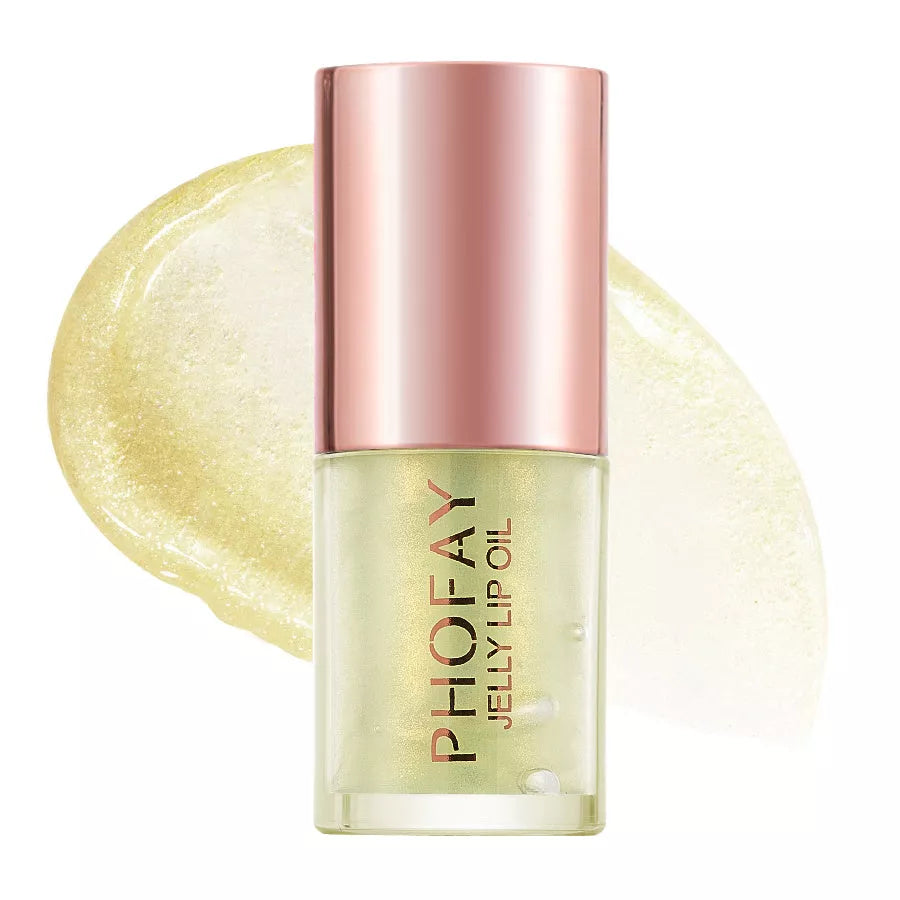 PHOFAY Jelly Lip Oil in sleek packaging with doe-foot applicator