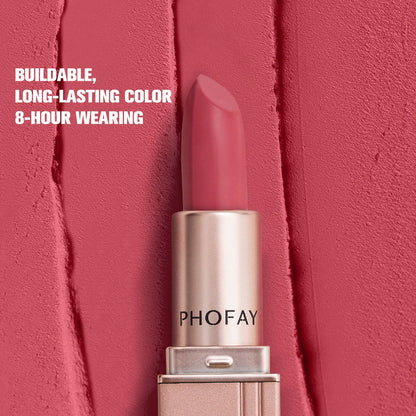 A premium matte lipstick with a long-lasting, waterproof formula that provides bold, vibrant color and a smooth, comfortable application.