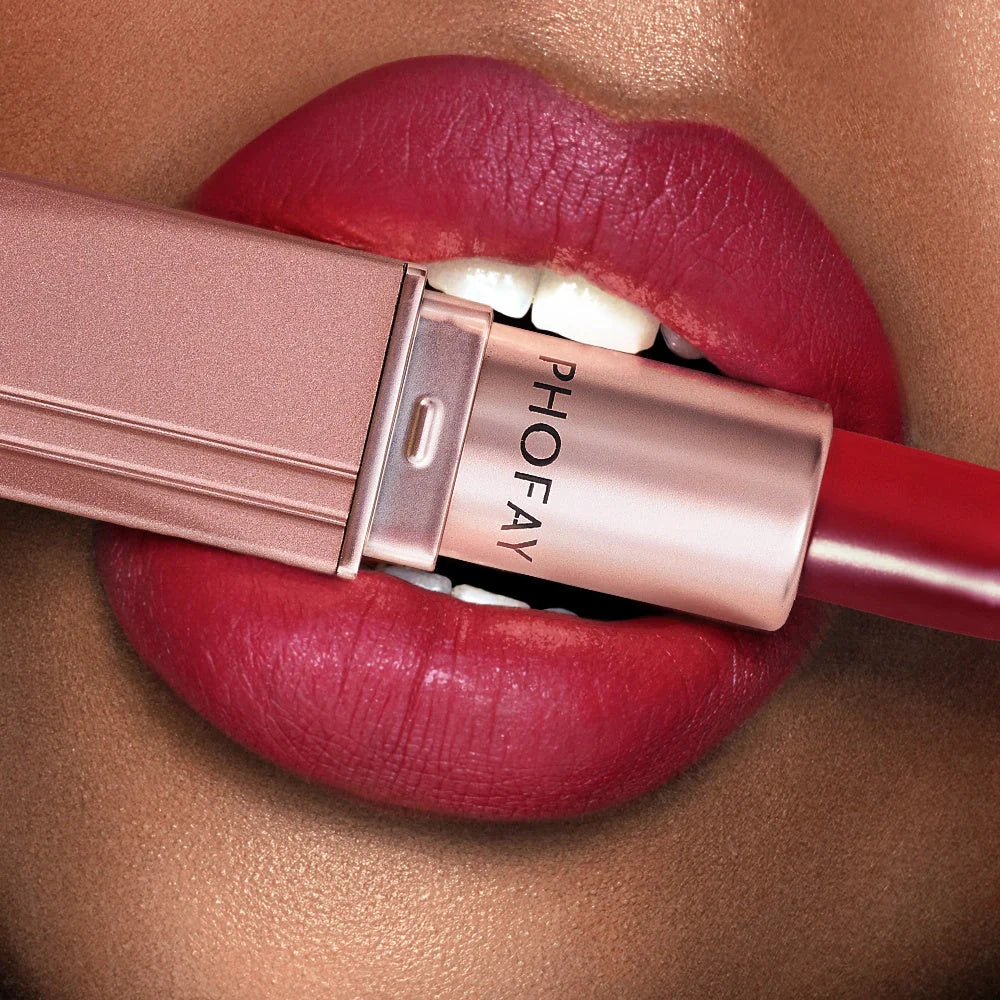 A premium matte lipstick with a long-lasting, waterproof formula that provides bold, vibrant color and a smooth, comfortable application.