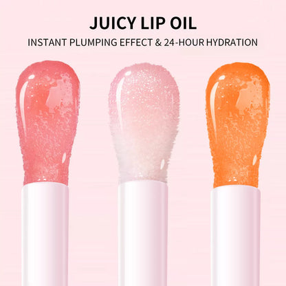 PHOFAY Juicy Lip Oil with doe-foot applicator for ultra-moisturizing lip care