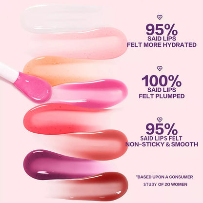 PHOFAY Juicy Lip Oil with doe-foot applicator for ultra-moisturizing lip care