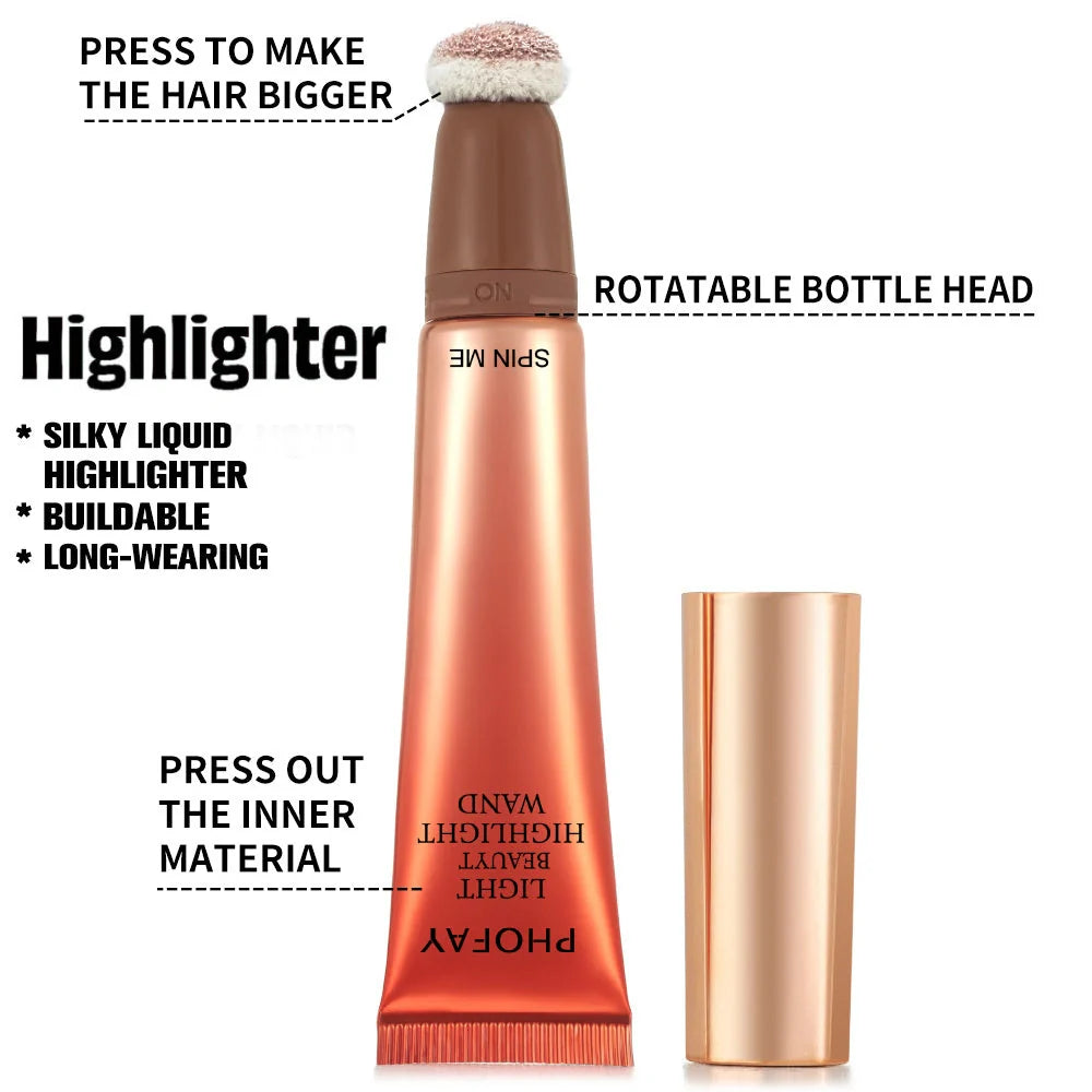 Radiant Glow Highlighter Wand - a luxurious, silky-smooth formula that creates a stunning, luminous finish for a flawless complexion