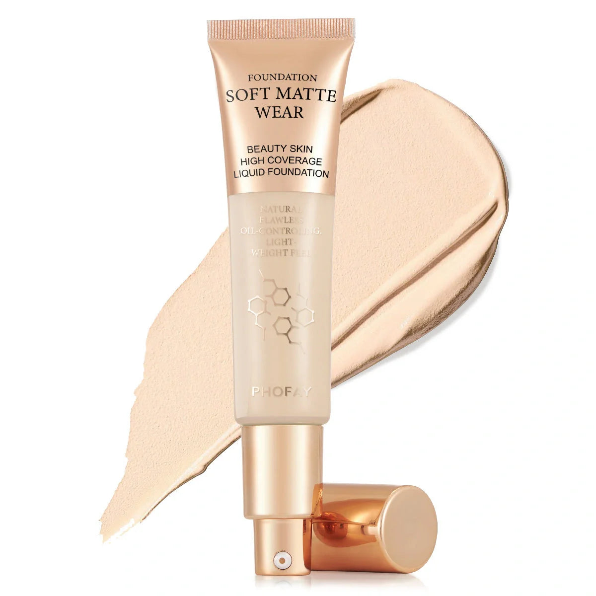 A high-performance full-coverage foundation that delivers a flawless, airbrushed complexion with a lightweight, breathable feel.