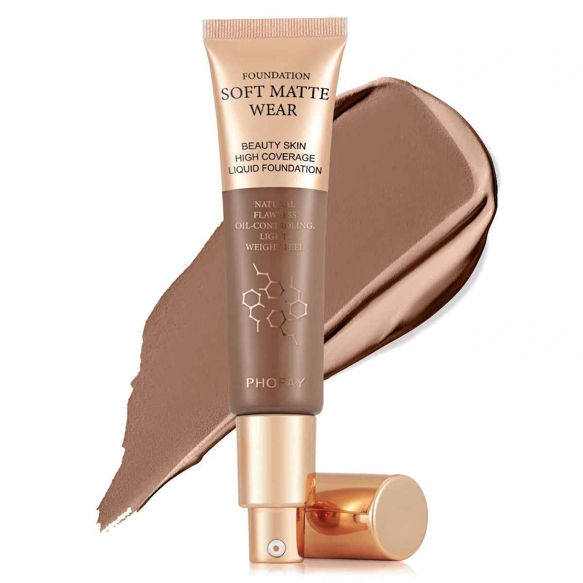 A high-performance full-coverage foundation that delivers a flawless, airbrushed complexion with a lightweight, breathable feel.