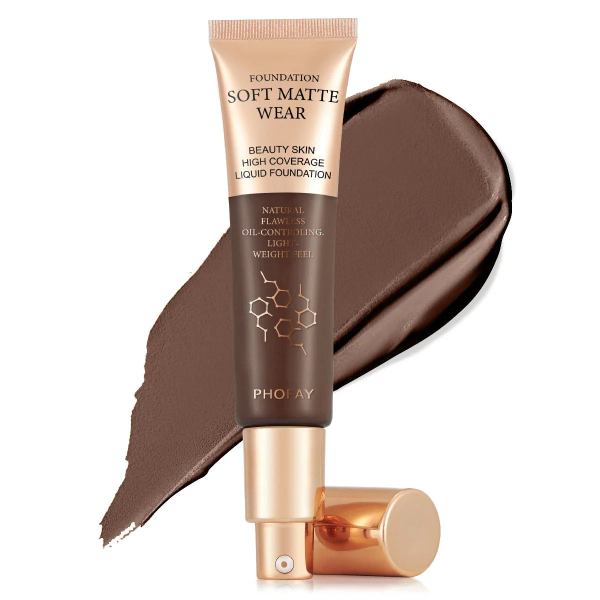 A high-performance full-coverage foundation that delivers a flawless, airbrushed complexion with a lightweight, breathable feel.