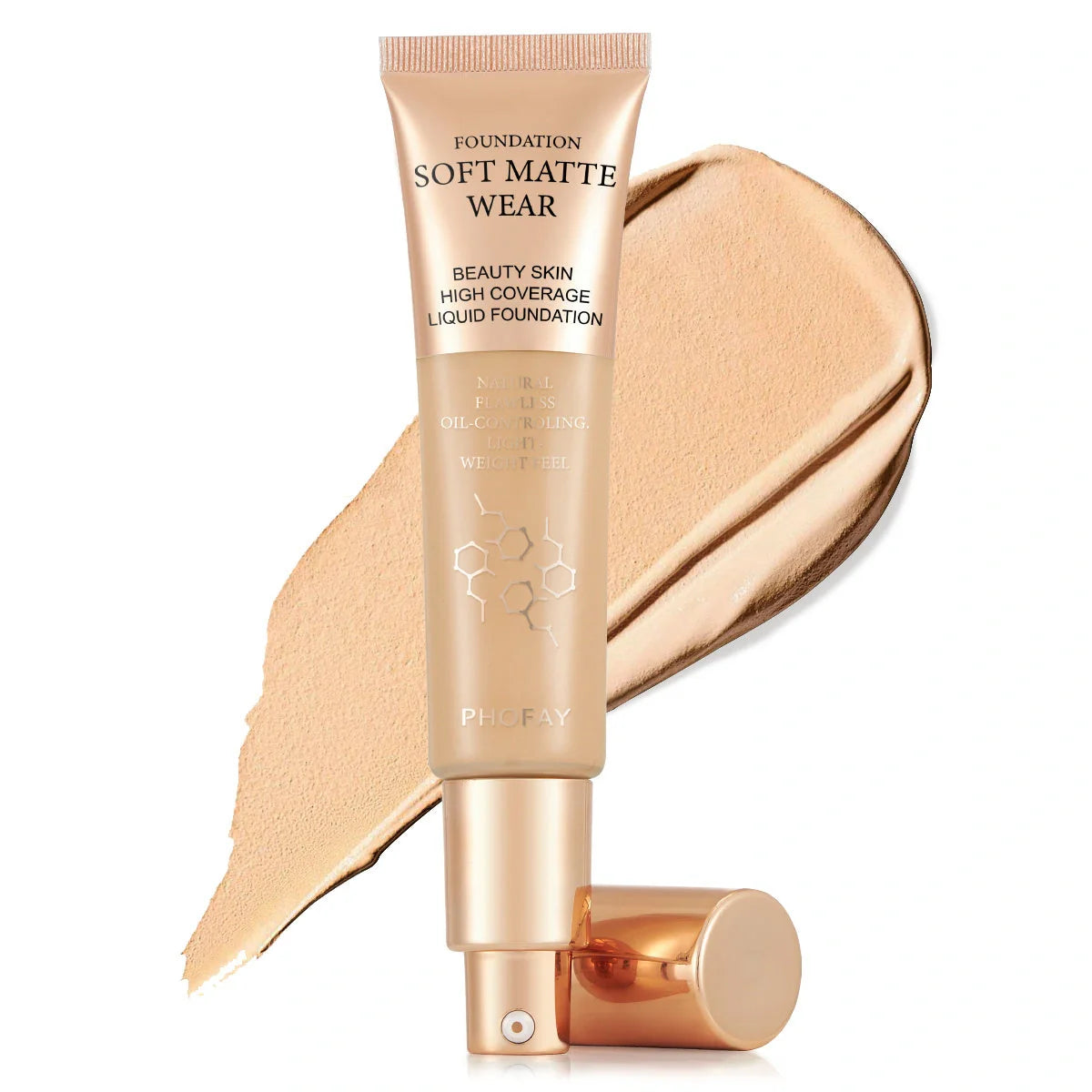 A high-performance full-coverage foundation that delivers a flawless, airbrushed complexion with a lightweight, breathable feel.
