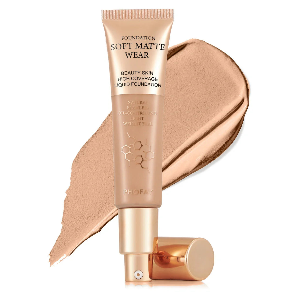 A high-performance full-coverage foundation that delivers a flawless, airbrushed complexion with a lightweight, breathable feel.