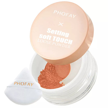 PHOFAY Setting Soft Touch Loose Powder for a flawless matte finish