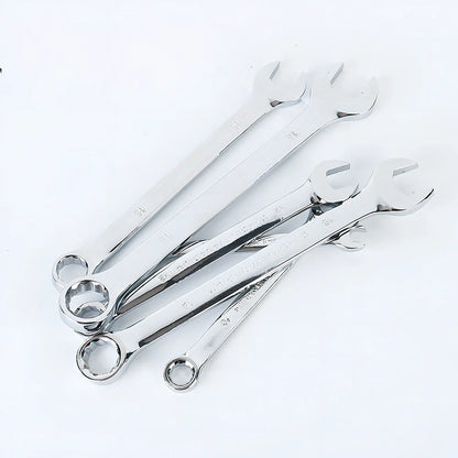 61-piece chrome vanadium socket wrench set with metric tools from 4mm to 32mm for automotive repairs