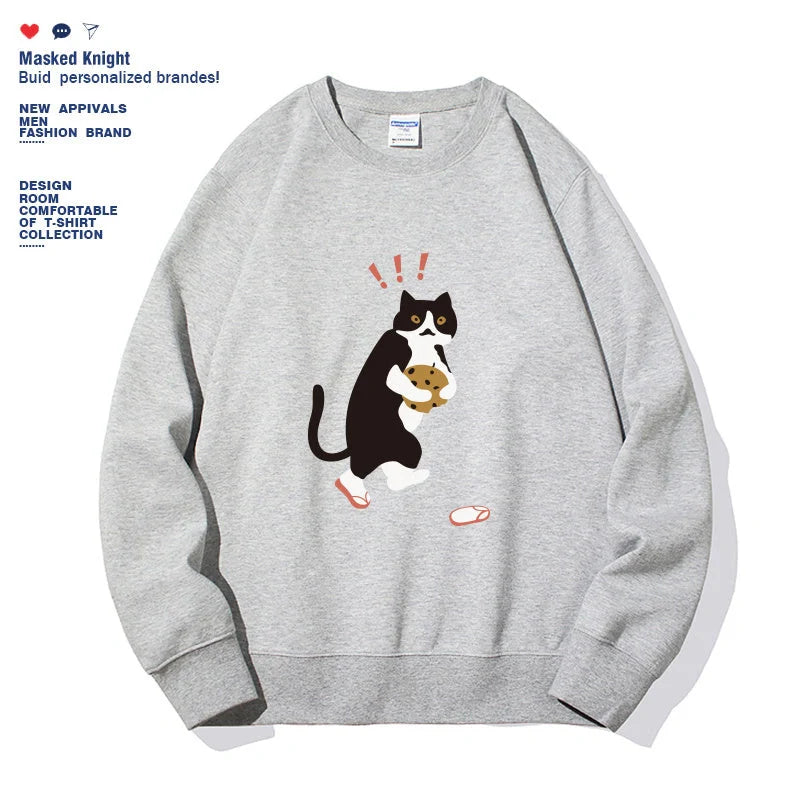 Stylish women's printed long sleeve hoodie in various colors
