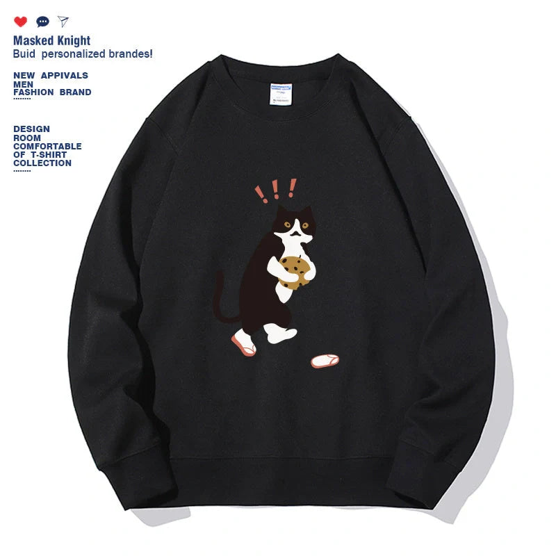 Stylish women's printed long sleeve hoodie in various colors