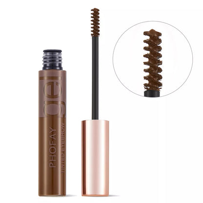 PHOFAY Tinted Eyebrow Gel in tube with brush applicator for waterproof, long-lasting brow definition