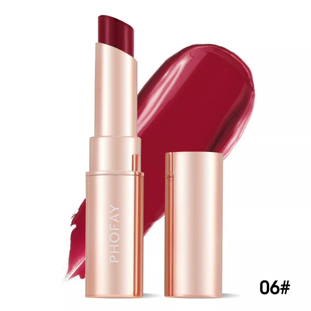 PHOFAY Moisturizing Lipstick in vibrant colors with hydrating and long-wearing benefits