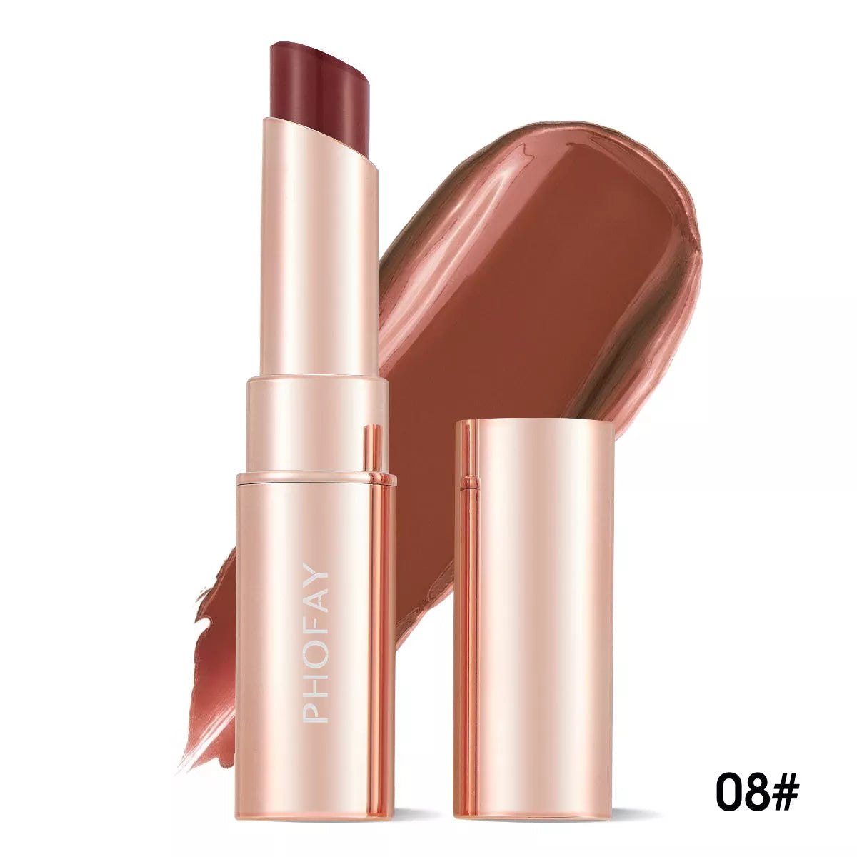 PHOFAY Moisturizing Lipstick in vibrant colors with hydrating and long-wearing benefits