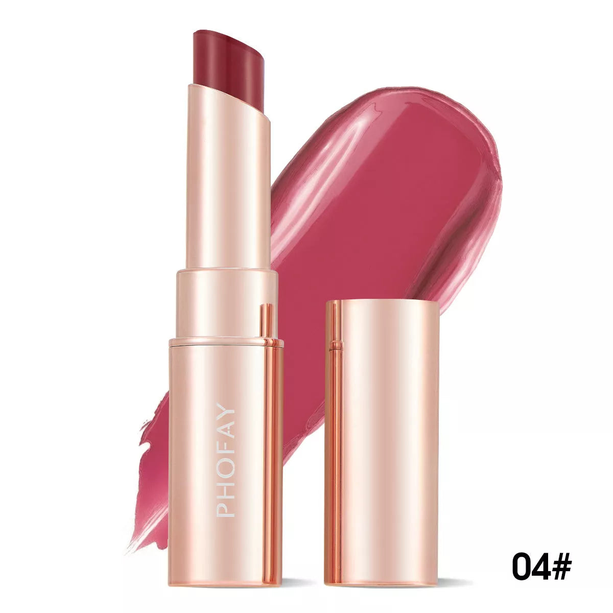 PHOFAY Moisturizing Lipstick in vibrant colors with hydrating and long-wearing benefits