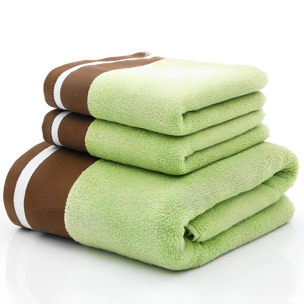 70x140cm cotton bath towel in blue, 32 strands pure cotton, 400g absorbent weight for drying