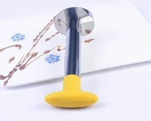 Stainless steel pineapple corer slicer kitchen tool with coloured ABS handle