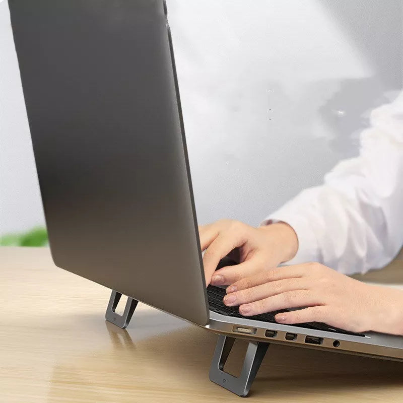 Mini Portable Notebook Cooling Bracket with silicone protection and compact design