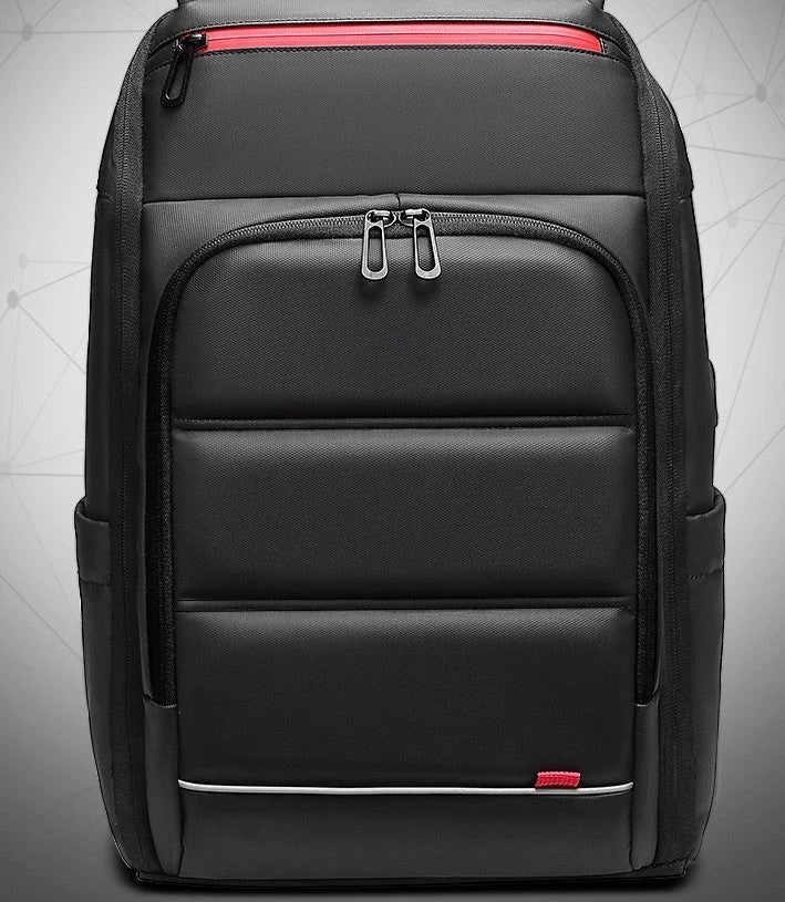 A sleek and versatile waterproof backpack with a USB charging port, perfect for the modern professional on the go.